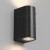 DK9791-BK Черный настенный уличный светильник Denkirs NARVIK IP44 2хGU10, черный, алюминий