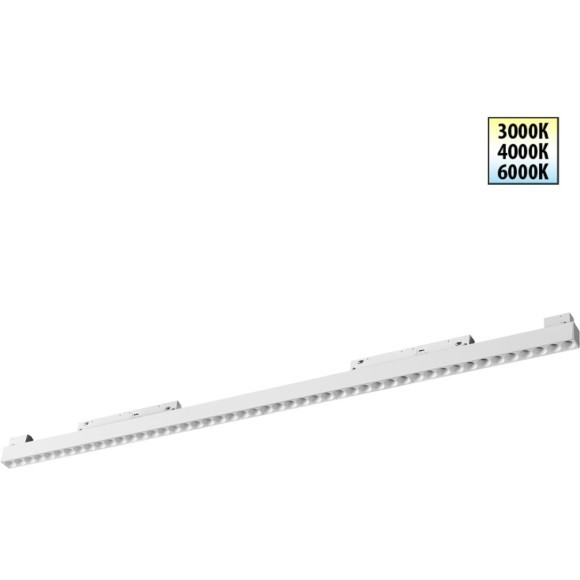 359626 Трековый светильник Novotech SHINO с переключ. цв. темпер. IP20 LED Ra90 Lm3050 3000К\4000К\6000К 45W 48V FLUM