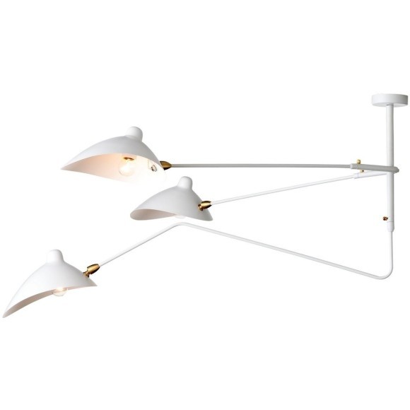 SL305.502.03 Люстра потолочная ST-Luce Белый/Белый E27 3*60W SPRUZZO