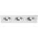 Встраиваемый светильник Lightstar i836060606 Intero 111 под лампы 3xGU10 150W