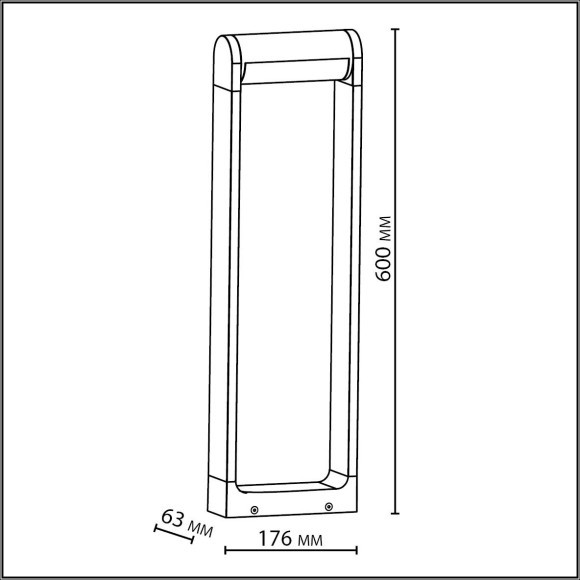 Ландшафтный светильник IP65 LED 12W 900Лм 3000K 120° 220-240V TWINSET 7118/12GL