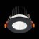 ST704.438.10 Св-к встр. Черный LED 1*10W 3000K 900Lm Ra90 38° IP20 D80xH60 170-240V Встраиваемые светильники