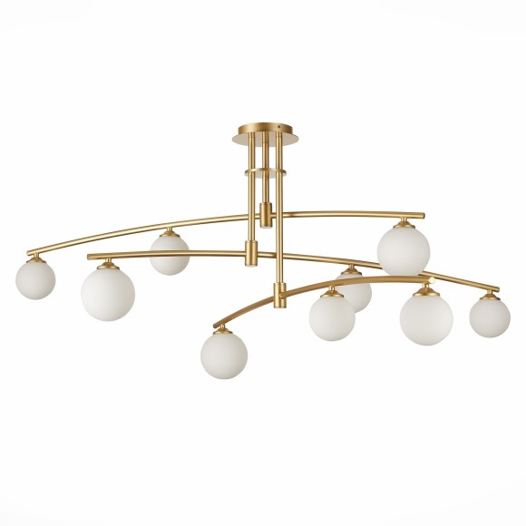 SL1208.302.09 Светильник потолочный ST-Luce Золотистый/Белый G9 9*5W SEMBRARE SL1208.302.09 Светильник потолочный ST-Luce Золотистый/Белый G9 9*5W SEMBRARE