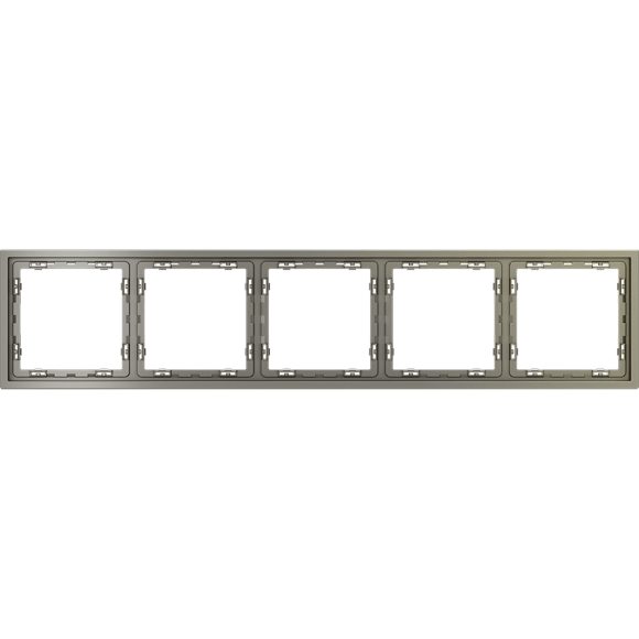 Рамка пластиковая VOLTUM S70 на 5 постов, (шелк)