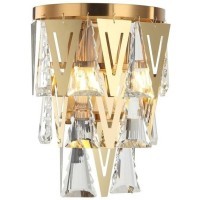 Светильник настенный хрустальный Stilfort 2148/05/02W серия Vaviani