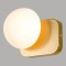 LSP-8988 Lussole МУРЕ Бра золотого цвета с белым стеклянным плафоном, G9, 1×35 Вт, IP20