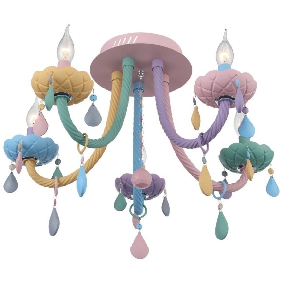 SL1700.782.05 Люстра потолочная ST-Luce Разноцветный E14 5*40W FIATA