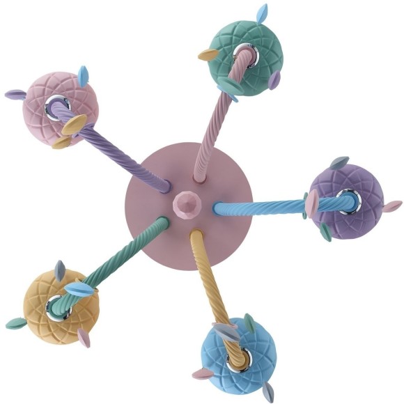 SL1700.782.05 Люстра потолочная ST-Luce Разноцветный E14 5*40W FIATA