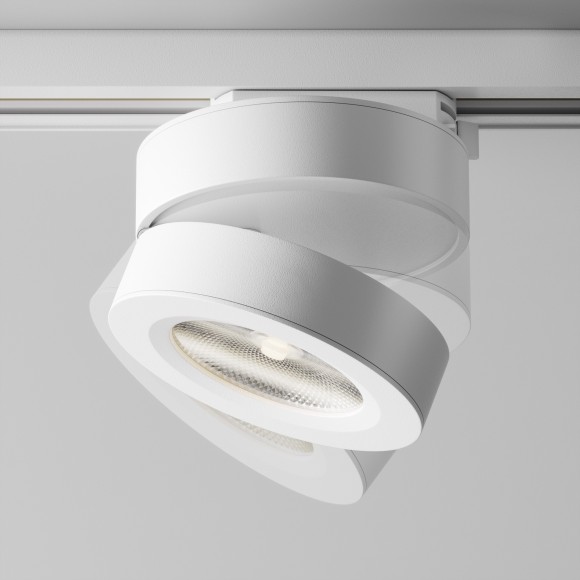 Однофазный двужильный светодиодный трековый светильник Maytoni Unity TR006-1-12W3K-W4K Magic 4000К 1000Лм CRI80+ 36° 12Вт