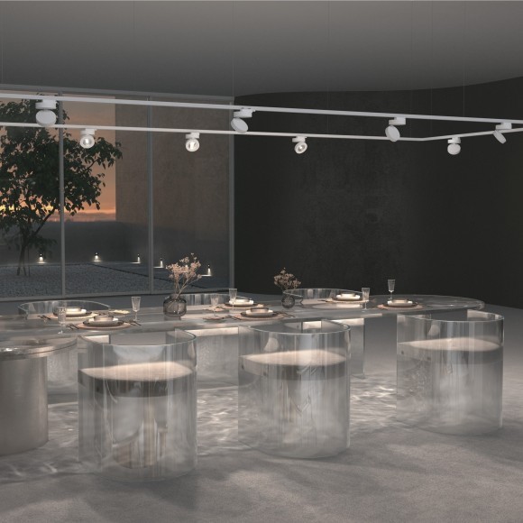 Однофазный двужильный светодиодный трековый светильник Maytoni Unity TR006-1-12W3K-W4K Magic 4000К 1000Лм CRI80+ 36° 12Вт