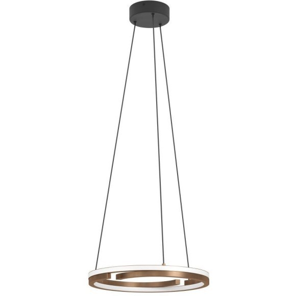 901826 Светодиодный подвес с регулировкой цветовой температуры MEZZOMONTE, 1X20W;1X20W(LED;LED), 2700-6500K, 2220;2220lm, алюминий, сталь, бронзовый,