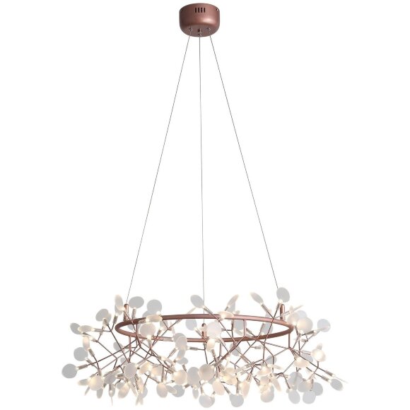 SL379.203.135 Люстра подвесная ST-Luce Медный/Белый LED 135*0,3W 3500K RAFINA