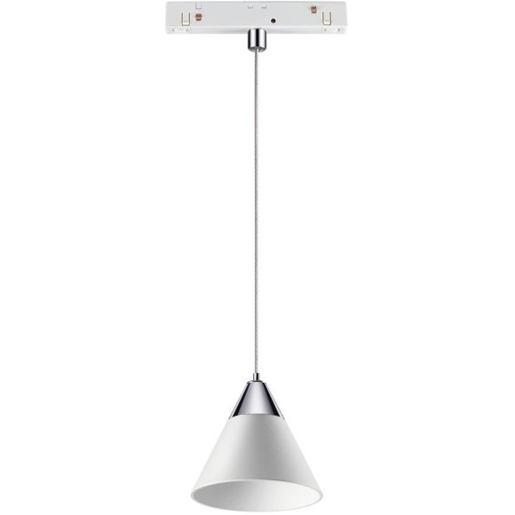 358406 Трековый светодиодный светильник Novotech Flum CRI90+ 4000К 800Лм 60° 10W