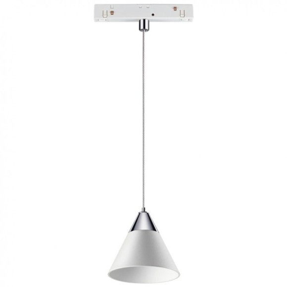 358406 Трековый светодиодный светильник Novotech Flum CRI90+ 4000К 800Лм 60° 10W