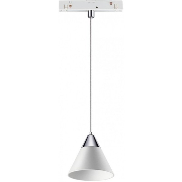 358406 Трековый светодиодный светильник Novotech Flum CRI90+ 4000К 800Лм 60° 10W