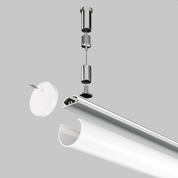 Алюминиевый профиль подвесной ALM-D30-S-2M