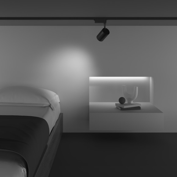 Однофазный двужильный светодиодный трековый светильник Maytoni Unity TR003-1-10W3K-M-B Vuoro 3000К 824Лм CRI90+ 36° 10Вт Однофазный двужильный светодиодный трековый светильник Maytoni Unity TR003-1-10W3K-M-B Vuoro 3000К 824Лм CRI90+ 36° 10Вт