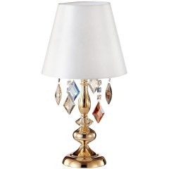 Настольная лампа Crystal Lux MERCEDES LG1 GOLD/COLOR Настольная лампа Crystal Lux MERCEDES LG1 GOLD/COLOR