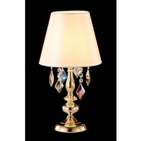 Настольная лампа Crystal Lux MERCEDES LG1 GOLD/COLOR