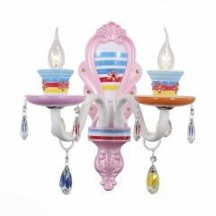 SL673.781.02 Бра ST-Luce Разноцветный/Разноцветный E14 2*40W ORNATO SL673.781.02 Бра ST-Luce Разноцветный/Разноцветный E14 2*40W ORNATO