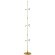 Торшер Crystal Lux LARGO PT25W GOLD