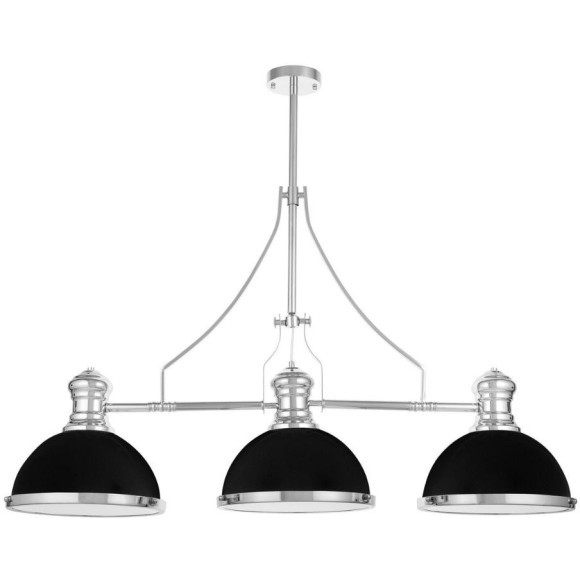 Подвесной светильник Lumina Deco Ettore LDP 710-3 BK+CHR Подвесной светильник Lumina Deco Ettore LDP 710-3 BK+CHR