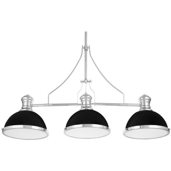 Подвесной светильник Lumina Deco Ettore LDP 710-3 BK+CHR Подвесной светильник Lumina Deco Ettore LDP 710-3 BK+CHR