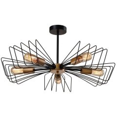 Люстра на штанге Lussole LSP-8796 DURHAM под лампы 5xE27 300W Люстра на штанге Lussole LSP-8796 DURHAM под лампы 5xE27 300W