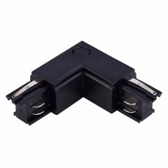 ST030.409.15L Угловой токоподвод левый для трехфазного шинопровода ST-Luce Черный Трехфазная трековая система ST030.409.15L Угловой токоподвод левый для трехфазного шинопровода ST-Luce Черный Трехфазная трековая система