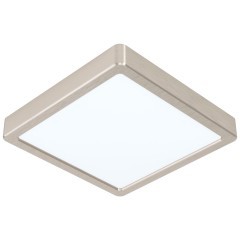 99253 Светодиодный накладной светильник FUEVA 5, 17W (LED), 210х210, H28, 2100lm, 4000K, сталь, нике 99253 Светодиодный накладной светильник FUEVA 5, 17W (LED), 210х210, H28, 2100lm, 4000K, сталь, нике