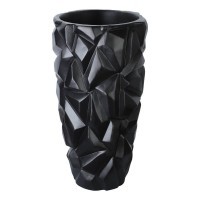 428288 DUNNAMORE Ваза напольная стекловолокно черный D350 H700