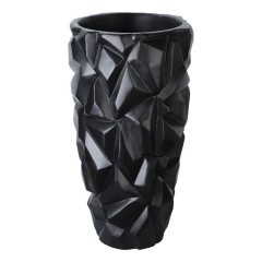 428288 DUNNAMORE Ваза напольная стекловолокно черный D350 H700