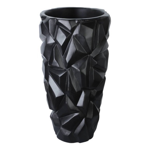 428288 DUNNAMORE Ваза напольная стекловолокно черный D350 H700