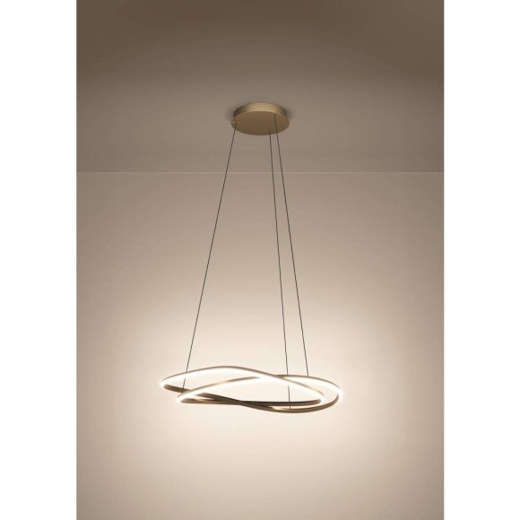 390514 Светодиодный подвес с регулировкой цветовой температуры GUNTIN, 1X60W(LED) ,2200-6500K, 5920lm, сталь, бронзовый, белый 390514 Светодиодный подвес с регулировкой цветовой температуры GUNTIN, 1X60W(LED) ,2200-6500K, 5920lm, сталь, бронзовый, белый