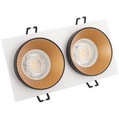 Встраиваемый светильник, IP 20, 50 Вт, GU10, Denkirs DK2422-GD Встраиваемый светильник, IP 20, 50 Вт, GU10, Denkirs DK2422-GD