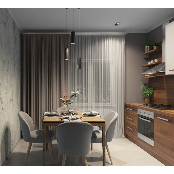 Встраиваемый светильник, IP 20, 50 Вт, GU10, Denkirs DK2422-GD