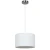Arte Lamp CHARLIE A5071SP-1SS Подвесной светильник с плафоном из искусственной шерсти и основанием из натурального дерева, диаметр плафона 35см, общая макс. высота 105см, лампа Е27 1шт макс 40Вт 220В