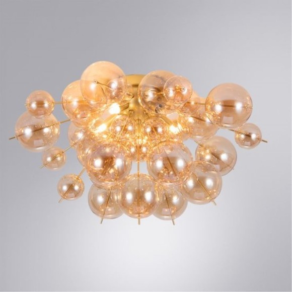 Потолочная люстра Arte Lamp MOLECULE A8313PL-5GO Потолочная люстра Arte Lamp MOLECULE A8313PL-5GO