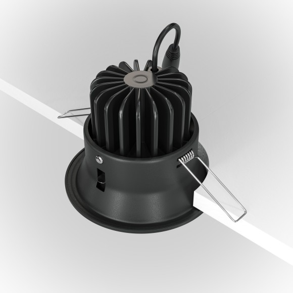 Встраиваемый светильник Maytoni DL031-2-L12B Yin светодиодный LED 12W Встраиваемый светильник Maytoni DL031-2-L12B Yin светодиодный LED 12W