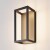 Maytoni Frame O527WL-L12B3K Уличный настенный фасадный светодиодный светильник-бра высотой 25 см, металл черный алюминий, современный дизайн "свет на стену",  LED 12W 3000K 750Лм CRI80 IP65 220В