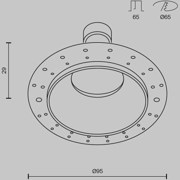 Встраиваемый светильник Maytoni Share GU10 10Вт IP 54 DL126-GU10-TRS-W Встраиваемый светильник Maytoni Share GU10 10Вт IP 54 DL126-GU10-TRS-W