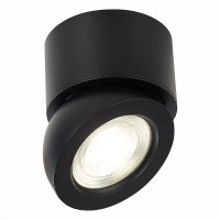 ST654.442.10 Светильник потолочный Черный LED 1*10W 4000K 850Lm Ra90 38° IP20 D95xH96 180-240V Накладные светильники
