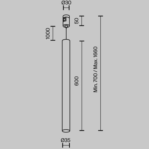 Трековый подвесой светильник Maytoni Focus Led Flarity 4000K 5Вт 60° TR156-1-5W4K-PT Трековый подвесой светильник Maytoni Focus Led Flarity 4000K 5Вт 60° TR156-1-5W4K-PT