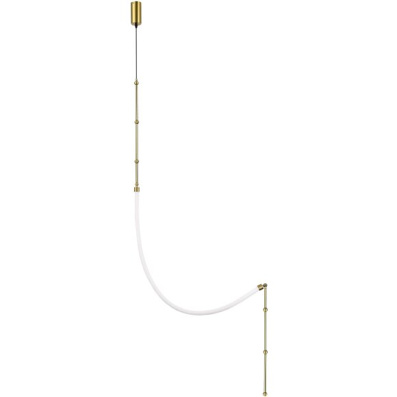 SL6132.301.20 Светильник настенно-потолочный ST-Luce Латунь/Белый LED 1*20W 3000K STRAP