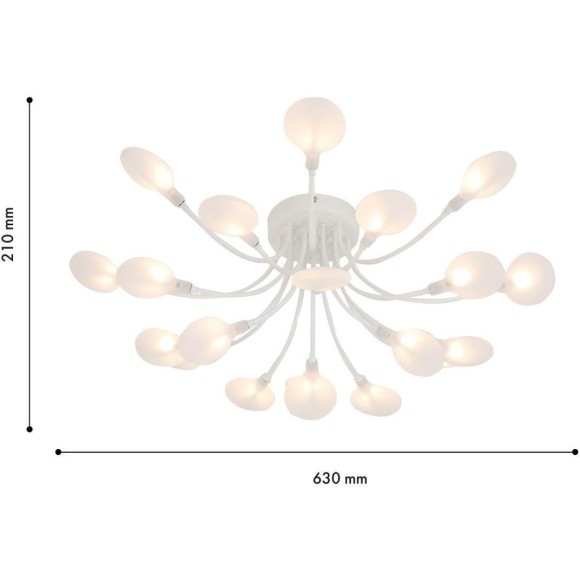 Потолочная люстра Skein 4198-20C Потолочная люстра Skein 4198-20C