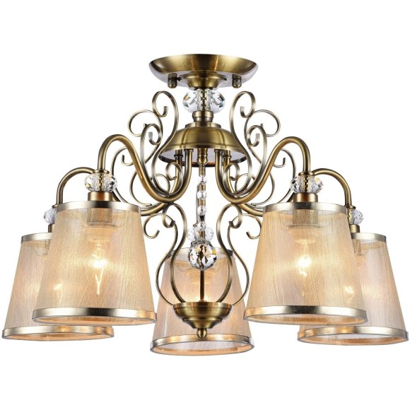 Люстра потолочная Freya FR2405-PL-05-BZ Driana под лампы 5xE14 40W