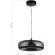 SL6014.403.01 Светильник подвесной ST-Luce Черный/Черный, Дымчатый LED 1*42W 3000K RIPPLE