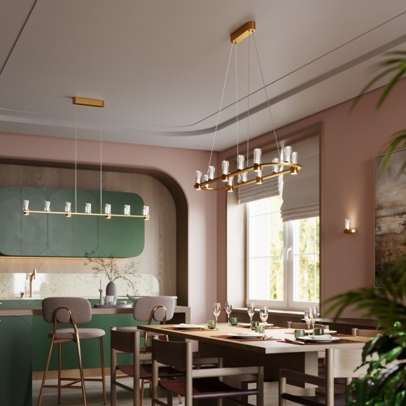 Подвесной светильник IP20 LED 40W 2470Лм 3000K 180° DEFANCE 7144/45L