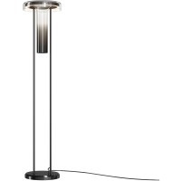 Напольный светильник (торшер) с дымчатым стеклянным плафоном Maytoni MOD463FL-L24B3K