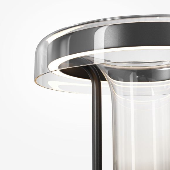 Напольный светильник (торшер) с дымчатым стеклянным плафоном Maytoni MOD463FL-L24B3K Напольный светильник (торшер) с дымчатым стеклянным плафоном Maytoni MOD463FL-L24B3K